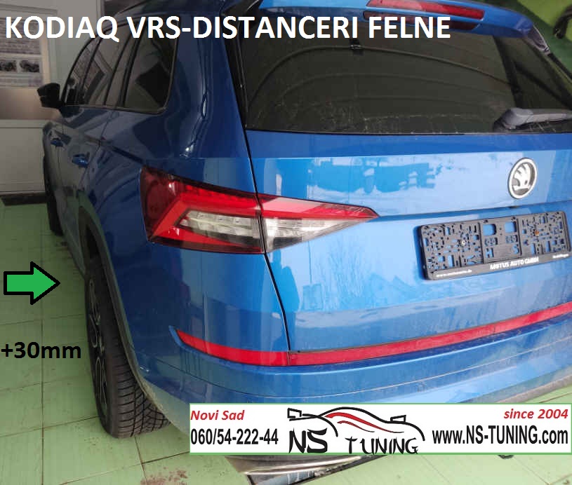 skoda kodiaq 2019 2020 distanceri aluminijumski felne 5x112 15mm 20mm ugradnja servis novi sad ns tuning